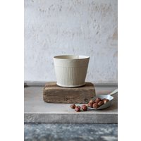 Weiße Keramikschale, Kleine Servierschale, Salzschale von FreeFolding