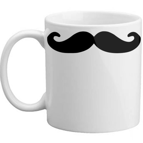 Freelogix Neuheit Trinken Fun Kaffee Tee Schnurrbart Geschenk Tasse von FreeLogix