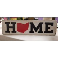 Ohio Schild/Home State Holzschild Rustikales von FreeRangeCrafting