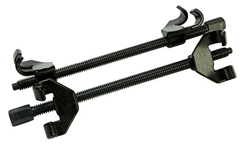 FreeTec 2-TLG Profi Federspanner Montagespanner Satz Tuning Tieferlegung Spanner Feders Set 4 Krallen Spannweite bis 380mm für Tieferlegungs Federn Fahrwerk von FreeTec