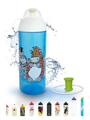 FreeWater Trinkflasche 700 ml, Why be normal?, türkis: schadstofffrei, spülmaschinengeeignet, auslaufsicher, langlebig von FreeWater