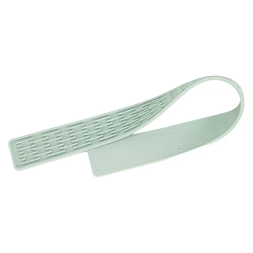 Freebily Lange und schmale Silikon-Trockenmatte Abtropfmatte Hitzebeständige Matte Untersetzer für Küchentisch Spüle Hellgrün 70*5*0.5cm von Freebily