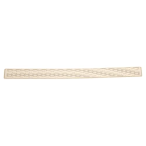Freebily Lange und schmale Silikon-Trockenmatte Abtropfmatte Hitzebeständige Matte Untersetzer für Küchentisch Spüle Weiß 70*5*0.5cm von Freebily
