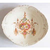 Crown Devon Fieldings Stoke On Trent "Spring' Muster Blushware Servierschale Oder Schüssel, Antikes von FreeburyandPickle