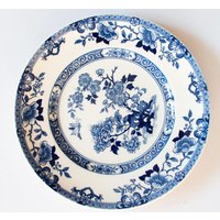 Masons Ironstone Blau-Weiß-Kollektion "Gainsurban' 23 cm Großer Teller, Blaue Transferware von FreeburyandPickle