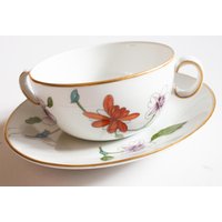 Royal Worcester "Astley' Suppentasse Und Untertasse Mit Zwei Griffen, Vintage Geschirr von FreeburyandPickle