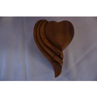 Abstrakte Herz Puzzle Box - Holzschnitzerei von FreedomCY