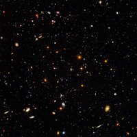 Nasa Hubble Ultra Deep Field Sterne Sternenteleskop Foto Poster Kunstdruck von FreedomQuestShop