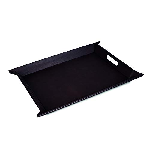 FreeForm Vintage Echtleder-Effekt, groß Tablett, Kunstleder, braun, L von FreeForm
