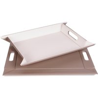 freeform Tablett "DUO, 2-farbiges Wendetablett, Tablett und Tisch-Set in einem, wendbar", (1 tlg.), mit Doppelfunktion, pflegeleicht und kann platzsparend verstaut werden von Freeform