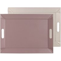 freeform Tablett "DUO, 2-farbiges Wendetablett, Tablett und Tisch-Set in einem, wendbar" mit Doppelfunktion, pflegeleicht und kann platzsparend verstaut werden von Freeform