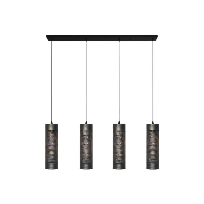 B-Ware Forato Pendellampe Hängelampe Esstischlampe Länge 120 Cm Braun 4 Flg Metall B-Ware Forato Pendellampe Hängelampe Esstischlampe Länge 120 Cm Braun 4 Flg Metall von Freelight