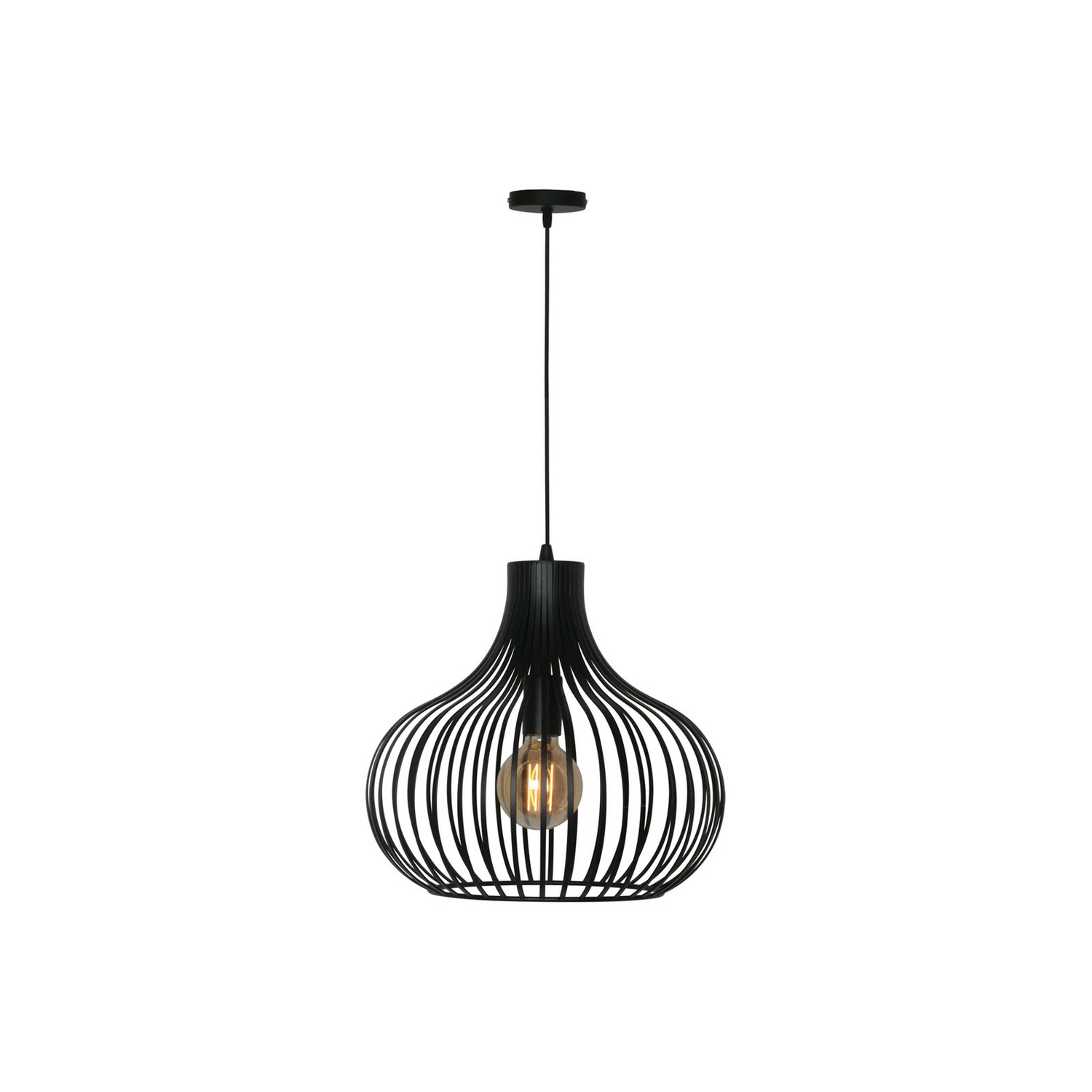 Freelight Hängelampe Aglio ø 38 Cm Schwarz Metall Deckenlampe Deckenleuchte Spot B-Ware Freelight Hängelampe Aglio ø 38 Cm Schwarz Metall Deckenlampe Deckenleuchte Spot B-Ware von Freelight