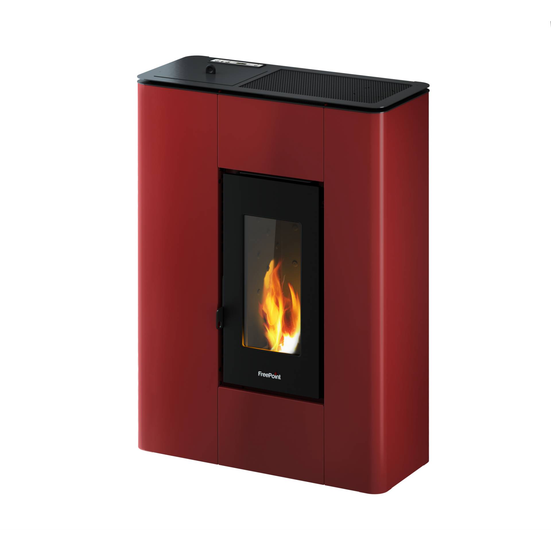 Freepoint Pelletofen 'Atrium 5' Stahl bordeaux 2,5-5,2 kW Freepoint Pelletofen 'Atrium 5' Stahl bordeaux 2,5-5,2 kW von Freepoint