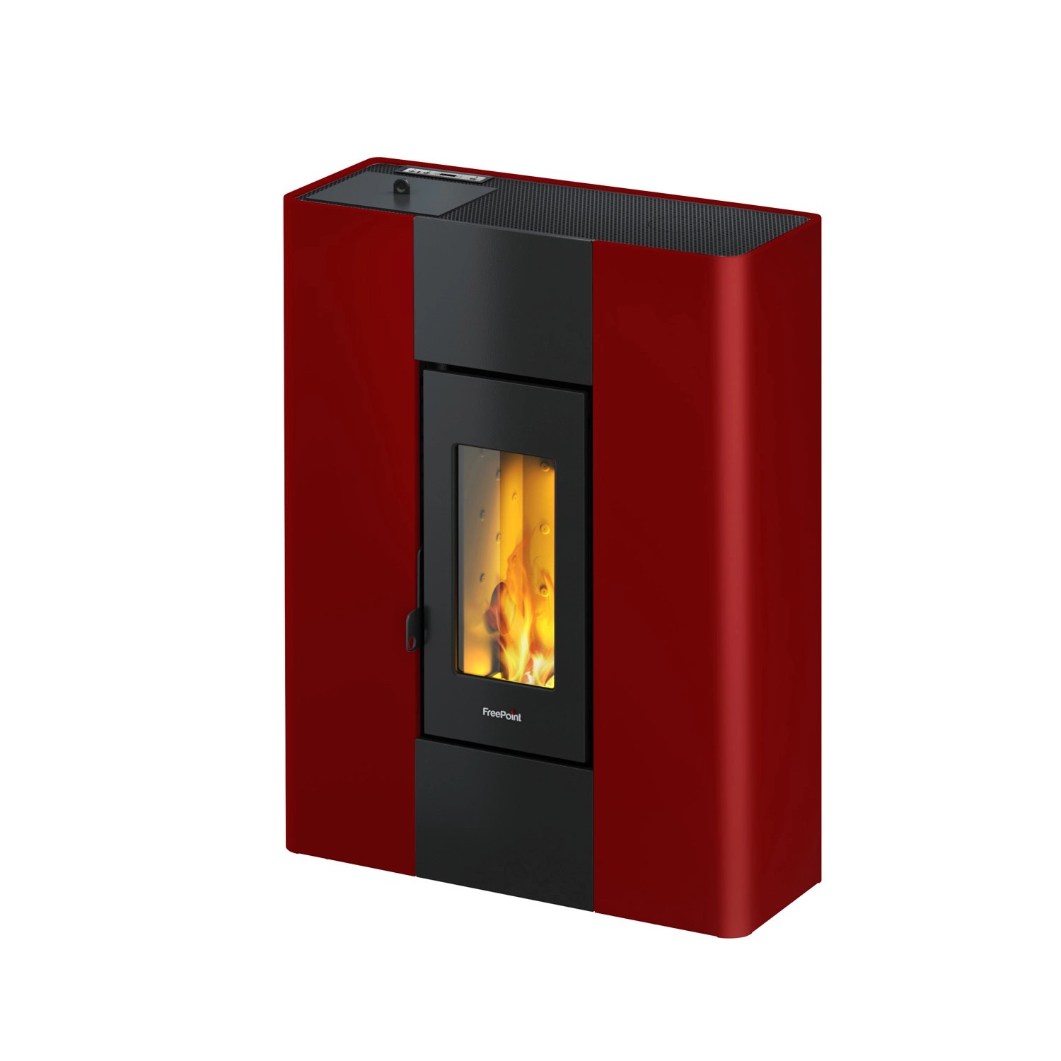 Freepoint Pelletofen Roxy Stahl Bordeaux 2,7-7 kW EEK: A+ von Freepoint