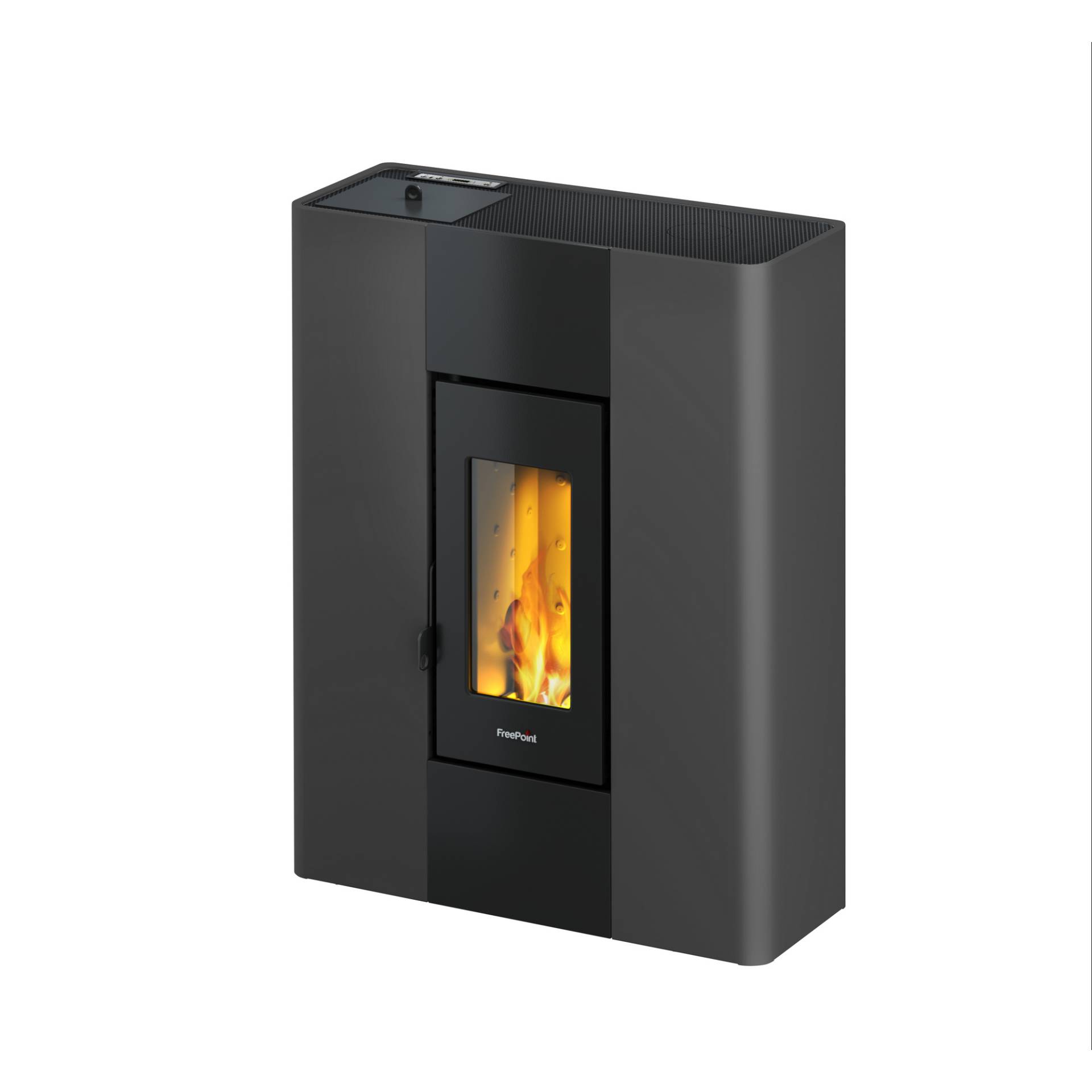 Freepoint Pelletofen 'Roxy' Stahl anthrazit 2 - 7 kW von Freepoint