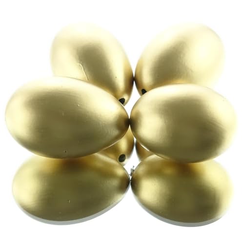 Nature Trends Oster-Deko Gänseeier Goldfarben 8 cm - 4er Set von Freese