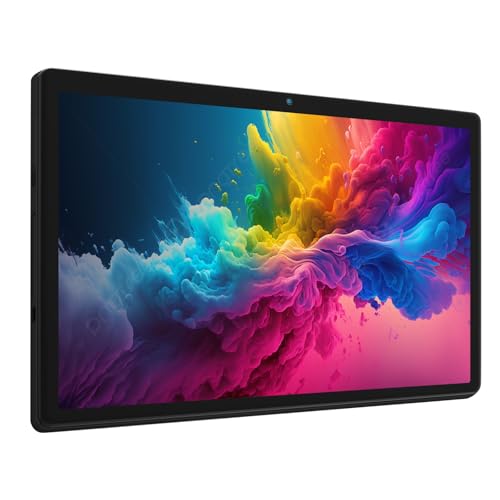 Freeski Android 14 Tablet, Octa-Core 10 Zoll Tablet, 10GB+64GB (erweiterbar auf 1TB), Android Tablet mit Bluetooth 5.3, WiFi 6, 5MP+8MP Dual Kamera, Face ID, 4G Dongle Wireless Internet (Schwarz) von Freeski