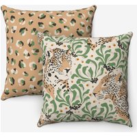 Leopard - Pillow | Jungle Design Different Front+Back Throw Pattern Animal Leopard - Pillow | Jungle Design Different Front+Back Throw Pattern Animal von Freestylebox