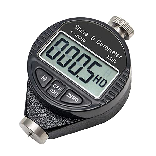 Frefgikty 0-100HD Shore D HäRte Durometer Digitale Durometer Skala mit GroßEm LCD Display für Gummi, Kunststoffe, BodenbeläGe, Reifen von Frefgikty