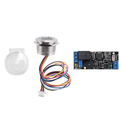 Frefgikty K202 DC12V Low Power Fingerprint Control Board + R503 Fingerabdruckmodul Rundes Fingerabdruckerkennungsmodul Frefgikty K202 DC12V Low Power Fingerprint Control Board + R503 Fingerabdruckmodul Rundes Fingerabdruckerkennungsmodul von Frefgikty