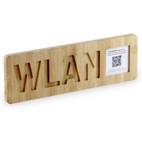 Großes Wlan-Schild Zum Aufhängen - Einfacher Gäste-Login Mit Eigenem Qr-Code von FreiformManufaktur