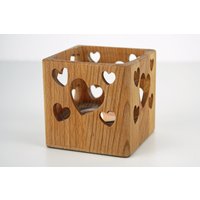 Teelichthalter Cubic Little Hearts von FreiformManufaktur