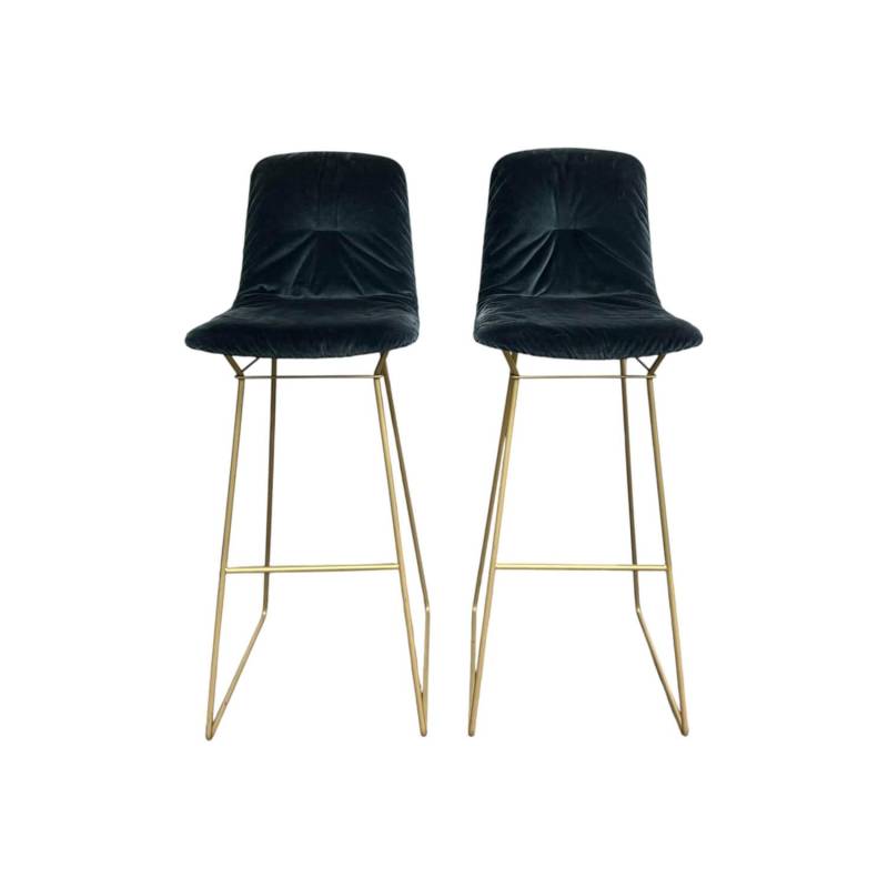 2er Set Barhocker Leya Barstool High Stoff Adamo Und Eva Blau Gestell Stahl Mess... 2er Set Barhocker Leya Barstool High Stoff Adamo Und Eva Blau Gestell Stahl Mess... von Freifrau
