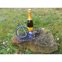 Flaschenhalter Für Den Garten Flaschenhalter Für Den Garten von FreihandSchmiede