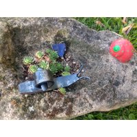 Geschmiedete Schnecke, Dekoschnecke Aus Metall von FreihandSchmiede