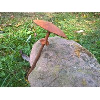 Pilz Aus Metall, 7, 5 cm Hutdurchmesser Pilz Aus Metall, 7, 5 cm Hutdurchmesser von FreihandSchmiede