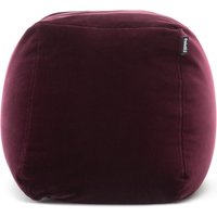 freistil - 173 Pouf, Ø 55 cm, schwarzrot (6085) von freistil Rolf Benz