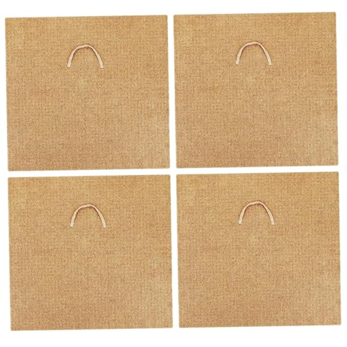 Wurmdecke 4pcs 24x24in Jute Faser Einfaches Schneiden von Wurmbehälter Decke zum Kompostieren mit Pull -Ring -faltbaren Decken für Farm Composting -Behälter von Freiwncr