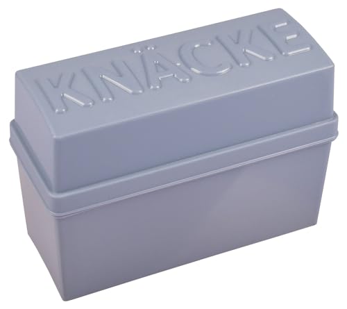 Knäckebrotbox Brotbox Knäckebrot Box Brotdose Aufbewahrungsbox Vorratsdose, Farbe:grau von Freizeitmöbel und Leitern