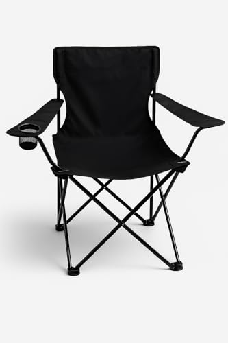 Faltstuhl schwarz Campingstuhl Angelstuhl mit Getränkehalter Tragetasche - Anglersessel klappbar - Klappstuhl Gartenstuhl Faltstuhl Relaxsessel Angelsessel faltbar Festival Stuhl Stuhl für Angeln Faltstuhl schwarz Campingstuhl Angelstuhl mit Getränkehalter Tragetasche - Anglersessel klappbar - Klappstuhl Gartenstuhl Faltstuhl Relaxsessel Angelsessel faltbar Festival Stuhl Stuhl für Angeln von Freizeli