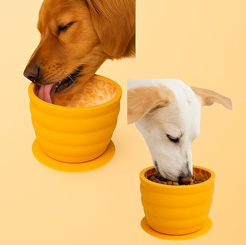 Silikon Schlecknapf für Hunde und Welpen – Anti-Rutsch mit starkem Saugnapf Beschäftigung und Leckerli Napf Hundeeis Abkühlung Hundenapf Dog Lick Bowl Silikon Schlecknapf für Hunde und Welpen – Anti-Rutsch mit starkem Saugnapf Beschäftigung und Leckerli Napf Hundeeis Abkühlung Hundenapf Dog Lick Bowl von Freizeli