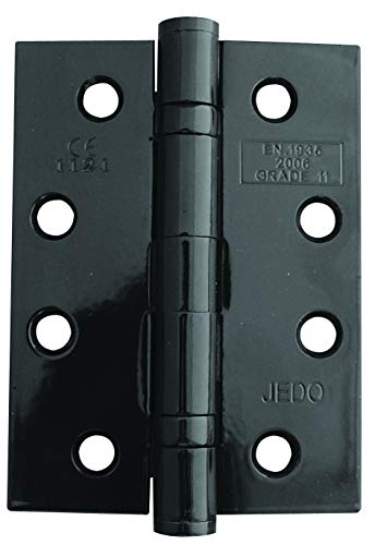 Türscharniere 76 x 51 x 2,2 mm c/w2 Kugellager, Schwarz von Frelan