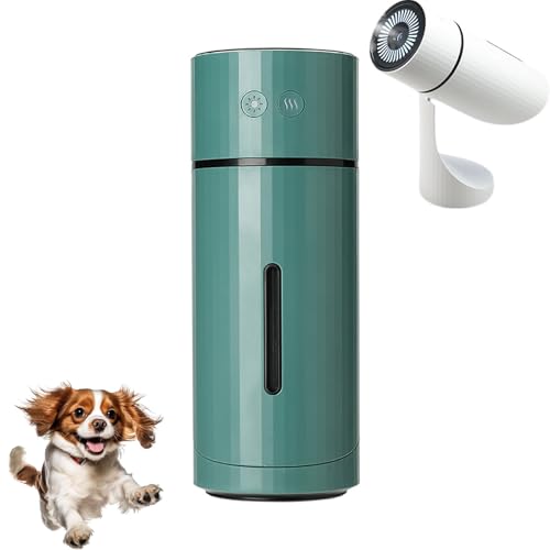 Pawreath 2,0 Hundebefeuchter, Pawreath-Luftbefeuchter, Mini Pawbreaths Hundebefeuchter mit flüsteren-Quiet & 90 ° verstellbarer Nebel, Haustier-safe, feuchtigkeitsspendende Umgebung (GREEN-A) von Frenaki