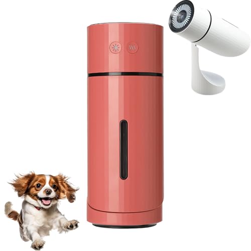 Pawreath 2,0 Hundebefeuchter, Pawreath-Luftbefeuchter, Mini Pawbreaths Hundebefeuchter mit flüsteren-Quiet & 90 ° verstellbarer Nebel, Haustier-safe, feuchtigkeitsspendende Umgebung (RED-A) von Frenaki