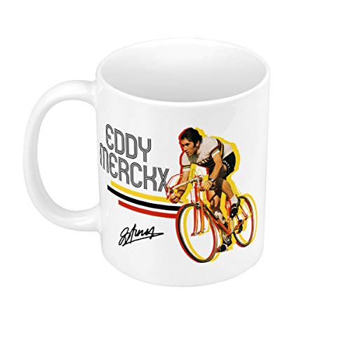 Eddy Merckx Kaffeetasse aus Keramik, 325 ml, französischer Retro-Radsportmeister, Road Tour von French Unicorn