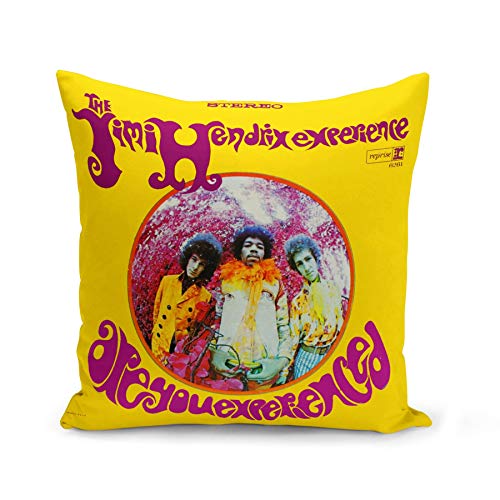 French Unicorn Kissenhülle Jimi Hendrix are You Experienced Tasche Rock Musik Retro (40 x 40 cm) von French Unicorn