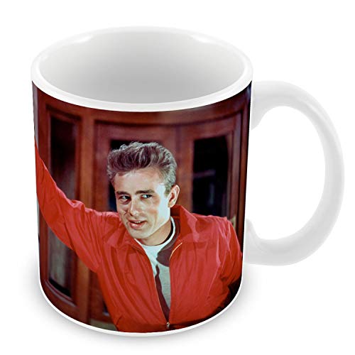 Keramik-Kaffeetasse, 325 ml, berühmter Star James Dean Schauspieler Old Movie Original 18 von French Unicorn