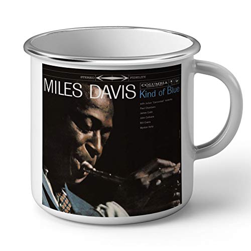 Miles Davis Kind of Blue Tasse, emailliert, Jazz Legende von French Unicorn