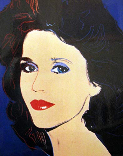 Poster Andy Warhol Portrait Jane Fonda Pop Art 70er von French Unicorn