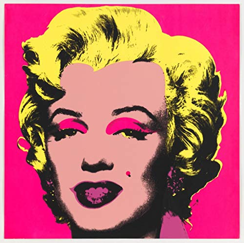 Poster Andy Warhol Portrait Marilyn Monroe Pin Up Rosa Pop Art von French Unicorn