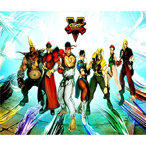 Poster Bild Street Fighter Videospiele Retro Game von French Unicorn