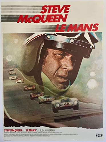 Poster Film Retro Le Mans Classic Steve McQueen von French Unicorn