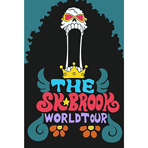 Poster One Piece Manga Brook on Tour Concert Pirat, Anime von French Unicorn