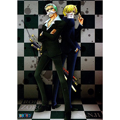 Poster Poster Bild Zeichnung Charakter Sanji und Zoro Incognito Manga One Piece von French Unicorn