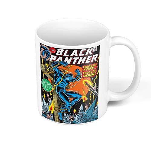 Tasse Black Panther Cover Comic Book Super Helden Retro von French Unicorn